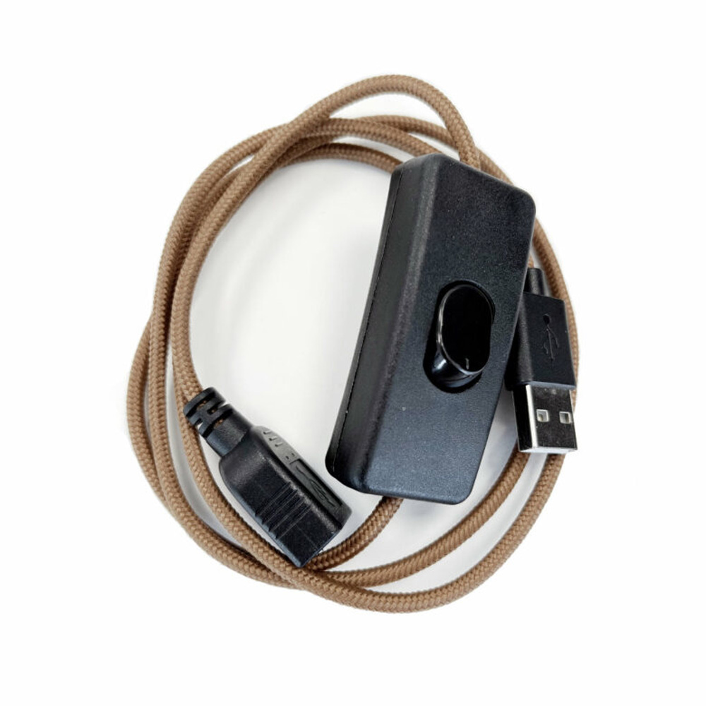 Mr. Wattson Mini USB kabel/Strömbrytare 1,5m