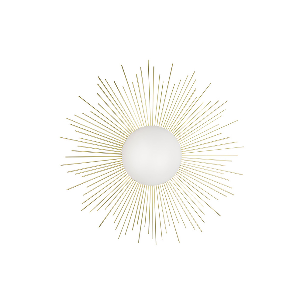 Globen Lighting Vägglampa / Plafond Soleil Borstad Mässing