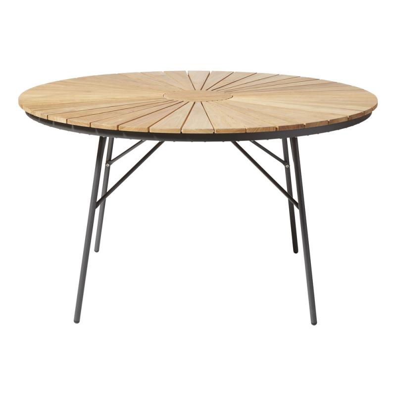 Cinas Hard & Ellen Bord Ø130 Teak/Antracit