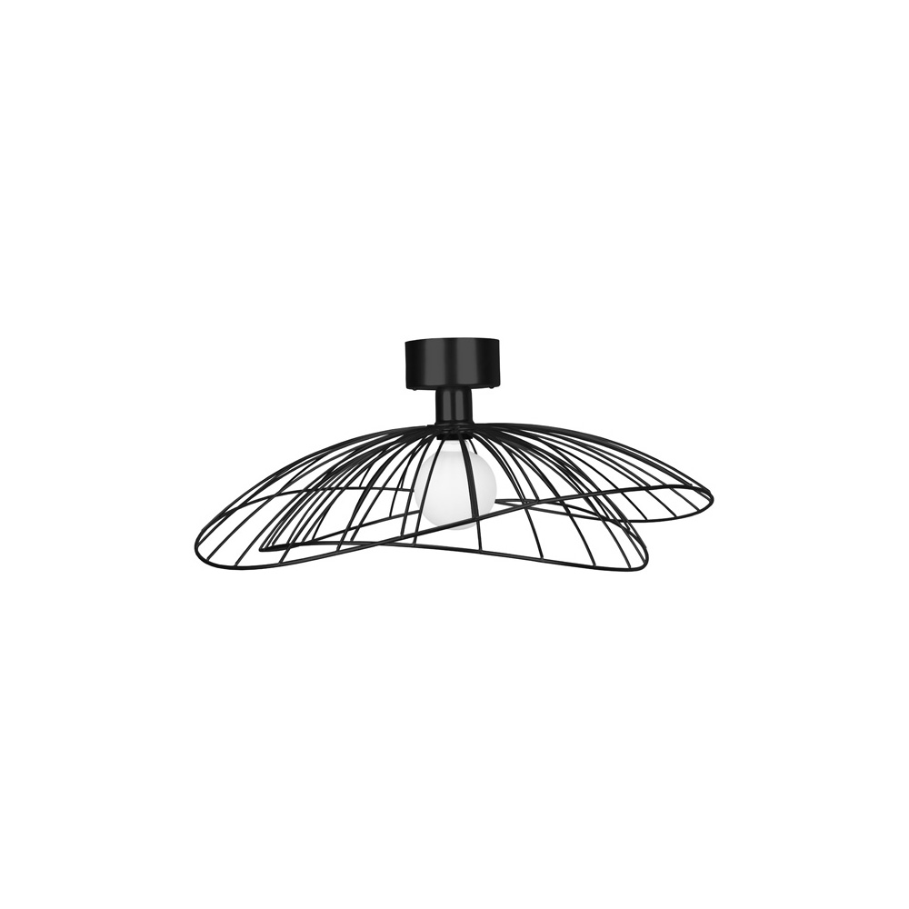 Globen Lighting Plafond / Vägglampa Ray Matt Svart