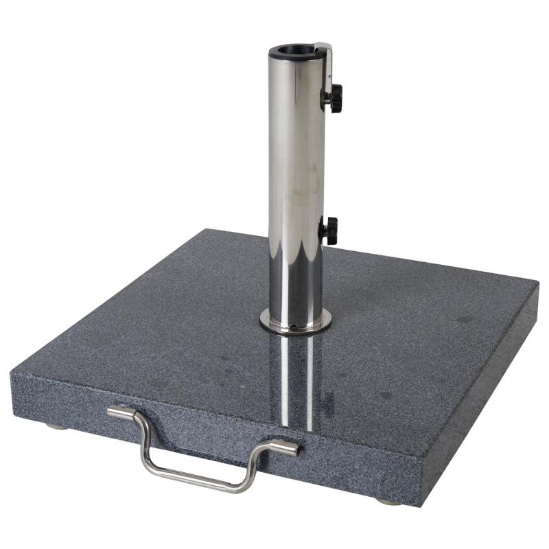 Brafab Mito Parasollfot 45x45cm 40kg Mörkgrå Granit