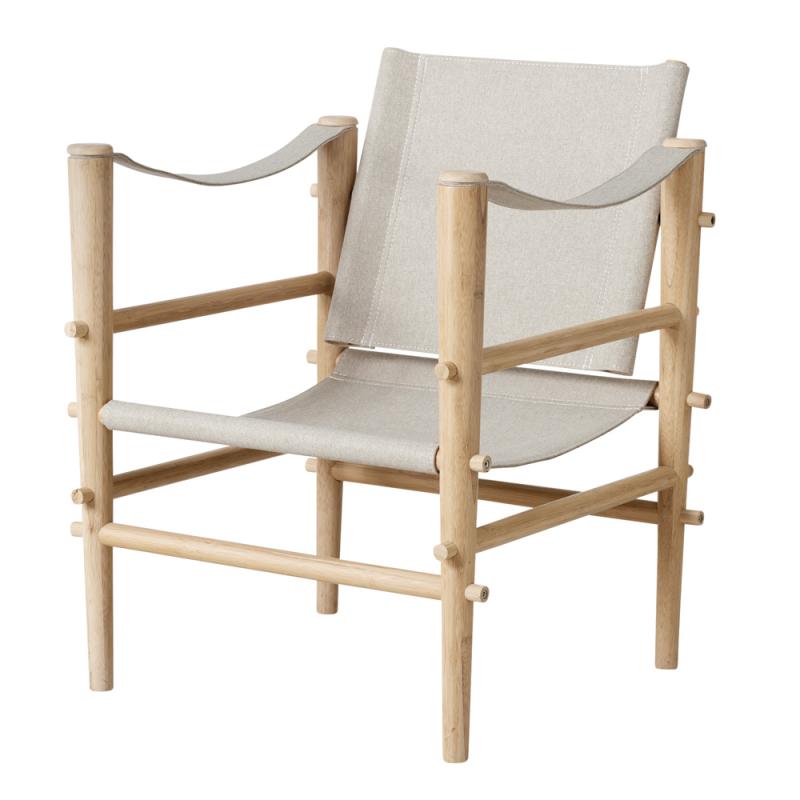 Cinas Noble Safari Loungestol Bambu/Canvas