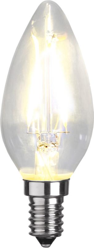 Star Trading E14 Led Kronljus C35 Varmvit Transparent