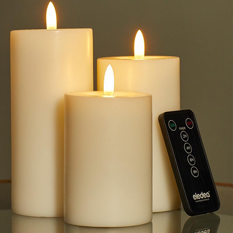 Eledea Led-Ljus Paket Blockljus 3-pack Ink Remote
