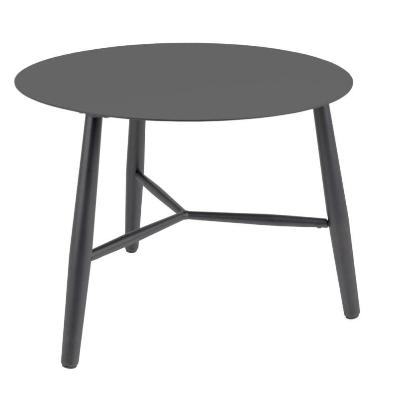 Brafab Vannes Sidobord Ø60cm H45 Antracit