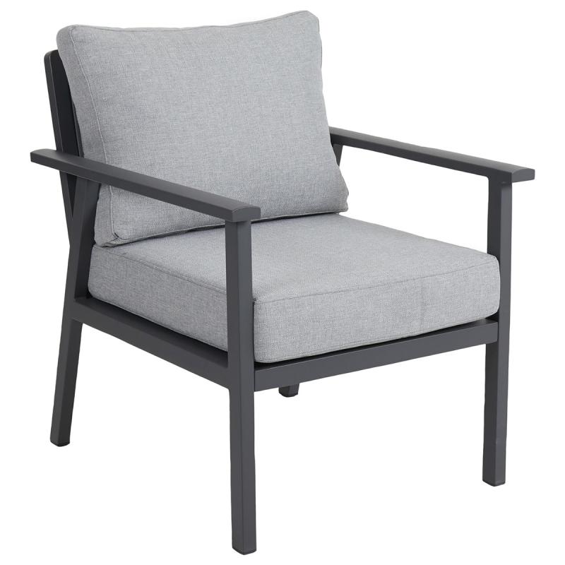 Brafab Samvaro Fåtölj Antracit/Pearl Grey Dyna