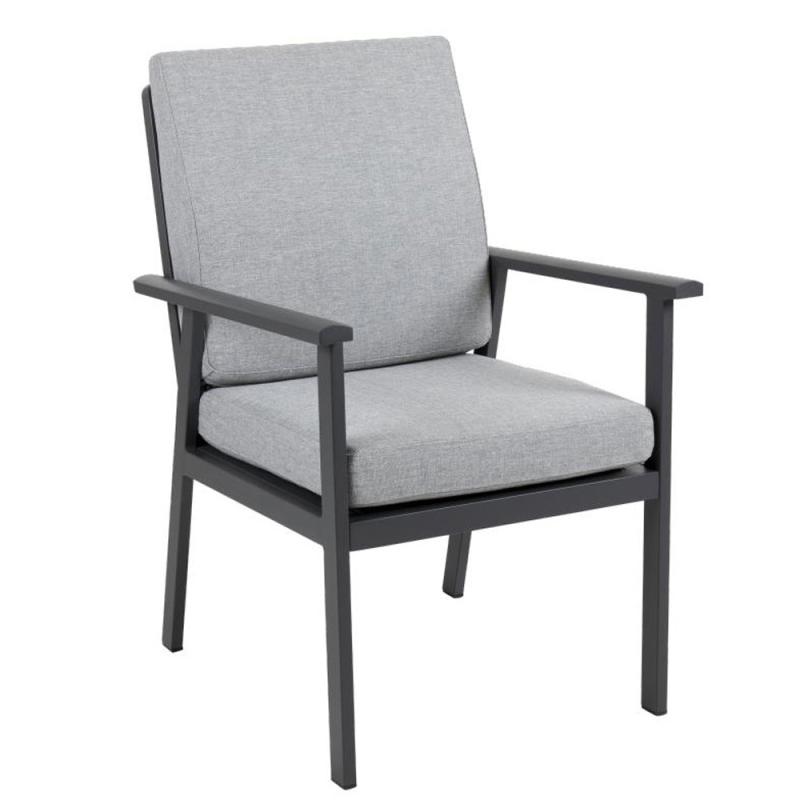 Lagerrensning Brafab Samvaro Karmstol Antracit/Pearl Grey Dyna