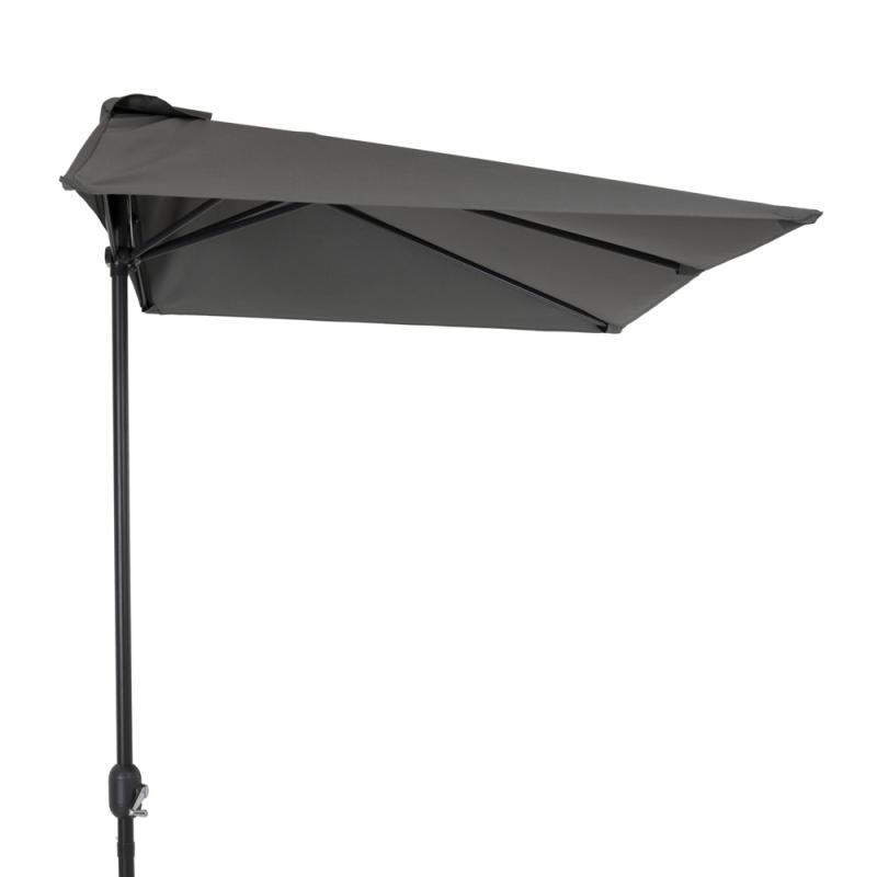 Brafab Cambre Halvparasoll 250x130 Antracit/Grå Aluminium
