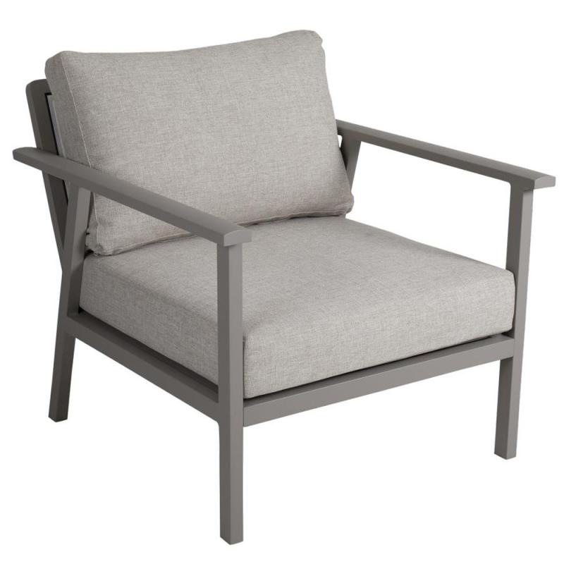 Brafab Samvaro Loungefåtölj Låg Khaki/Sand Dyna