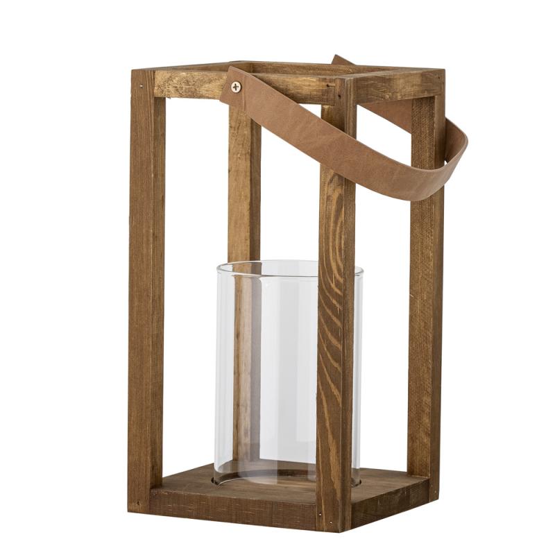 Bloomingville Lyra Lykta/Lanterna 30x16cm Furu/Glas