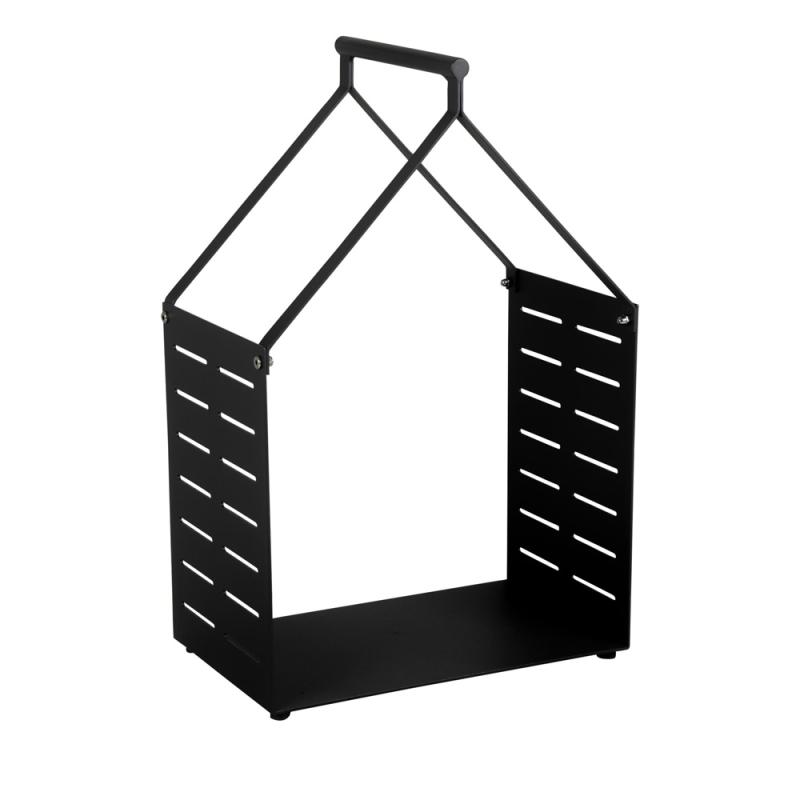 Brafab Belfort Vedkorg 40x61 Svart Aluminium