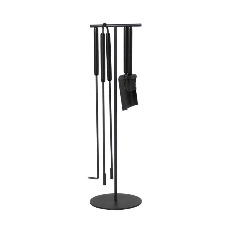 Blomus Ashi Kaminverktyg Golv 5 Delar Svart