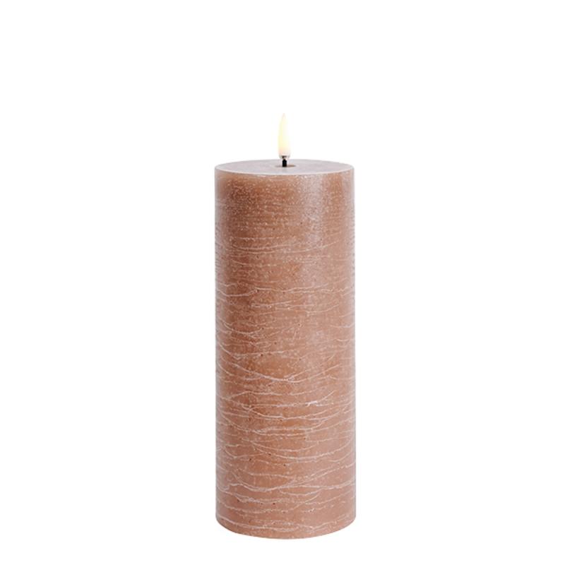 Uyuni Lighting Led Blockljus Caramel Ø7,8cm Ø7,8x15cm