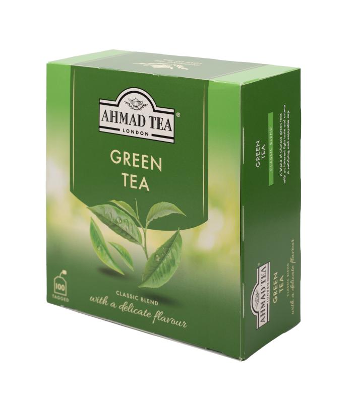 AHMAD TEA Green Tea (100 tepåsar)