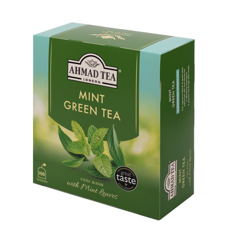 AHMAD TEA Mint Green Tea (100 tepåsar)