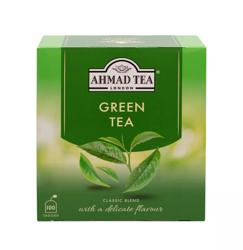 AHMAD TEA Green Tea (100 tepåsar)