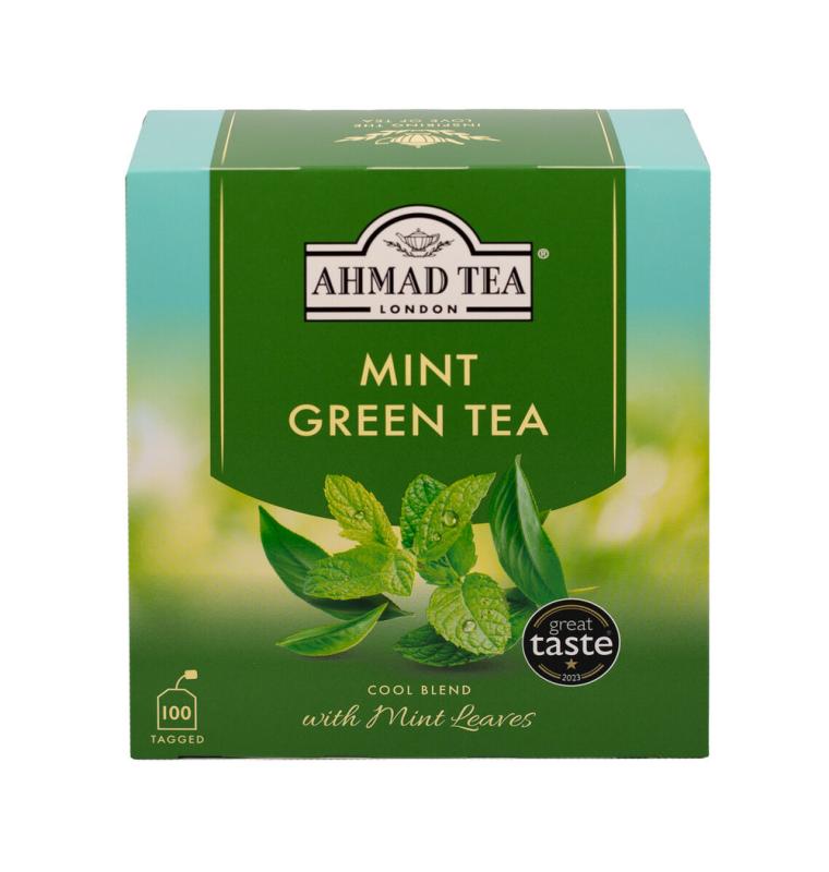 AHMAD TEA Mint Green Tea (100 tepåsar)
