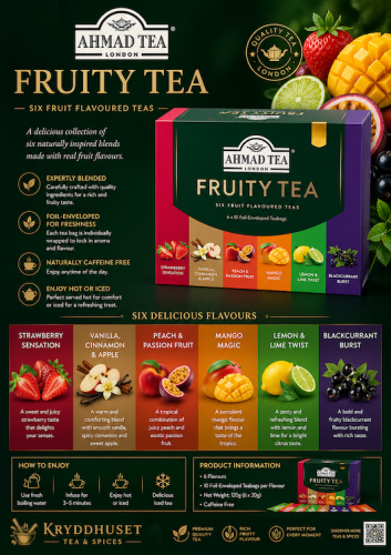 Ahmad Tea Fruity Tea (6x10 tepåsar)