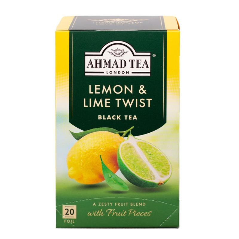 AHMAD TEA Lemon & Lime Twist (20 tepåsar)