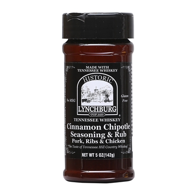 ​Historic Lynchburg Tennessee Whiskey Cinnamon Chipotle Seasoning & Rub