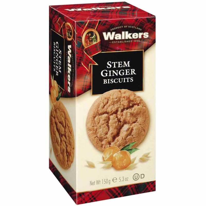 Walkers Stem Ginger Biscuits (150g)