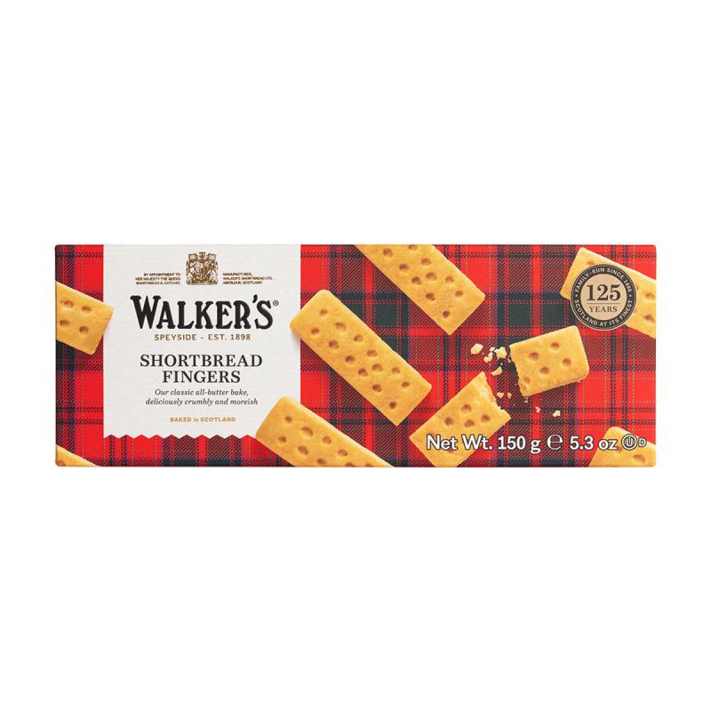Walkers Shortbread Fingers kartong (150g)