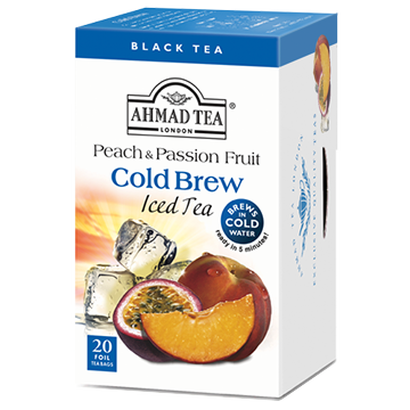 Peach & Passion Fruit Cold Brew Iced Tea - Teabags