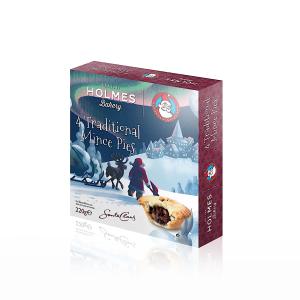 Holmes Bakery Santa Claus 4-Pack Mince Pie