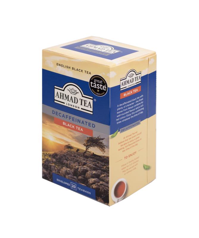 AHMAD TEA Black Tea (koffeinfritt, 20 tepåsar​​​​)