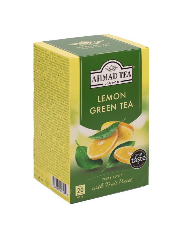 AHMAD TEA Lemon Green Tea (20 tepåsar)