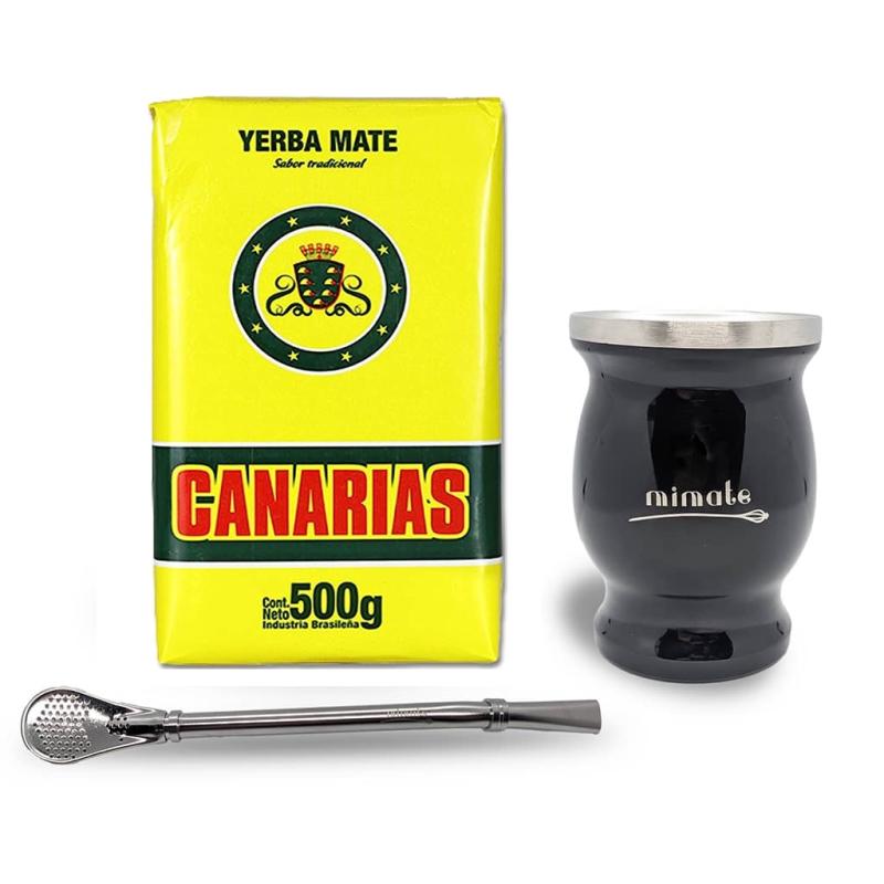 Yerba Mate Cup & 500gr Canarias Yerba Mate
