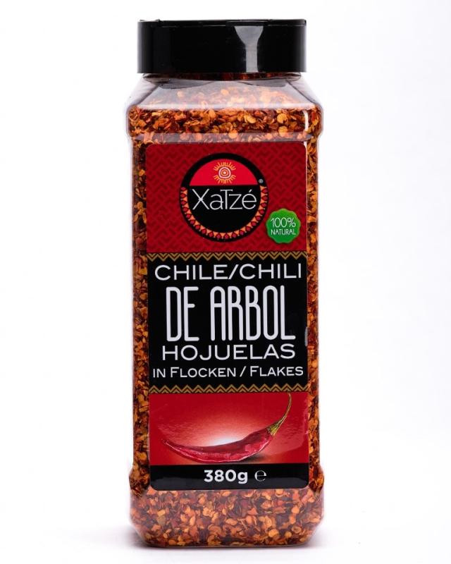 Dried Arbol Chilli Flakes 380gr