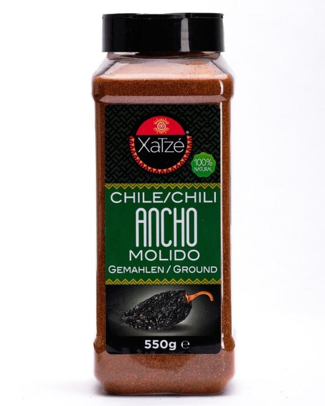 CHILI ANCHO PULVER 550gr