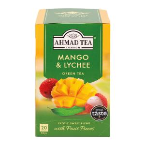 AHMAD TEA Mango & Lychee Green Tea 20-pack