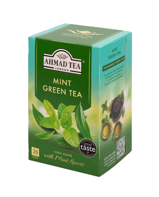AHMAD TEA Mint Green Tea (20 tepåsar)