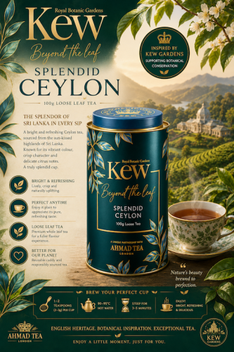 Ahmad Tea KEW Splendid Ceylon Caddy (lösvikt, 100g)