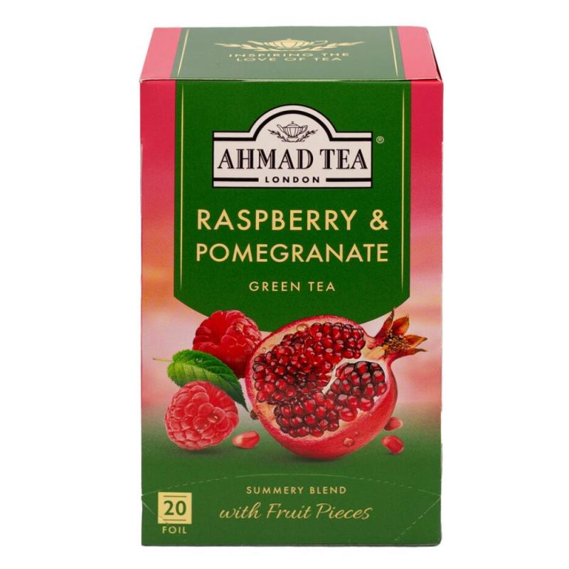AHMAD TEA Raspberry & Pomegranate (20 tepåsar)