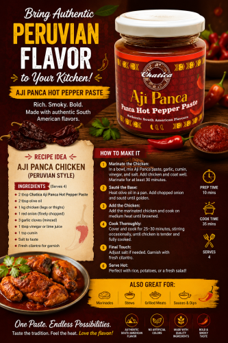 Aji Panca Hot Pepper Paster 228gr