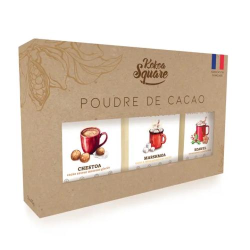 Kokoa Square Cocoa Powder Box - the Right Hot Chocolate