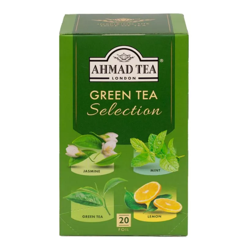 AHMAD TEA Green Tea Selection (20 tepåsar)