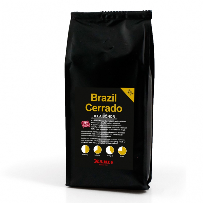 Brazil Cerrado 250g Helt kaffe