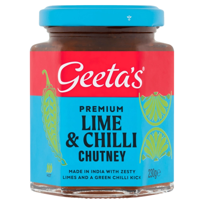 Geeta's Premium Lime & Chilli Chutney (230g)