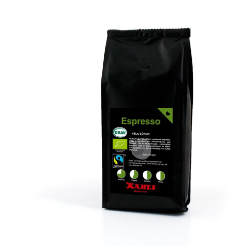 Espresso Fairtrade & KRAV (hela bönor, 250g)
