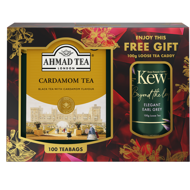 AHMAD TEA 100 Tagged t/b Earl Grey + 100g KEW Garden Afternoon