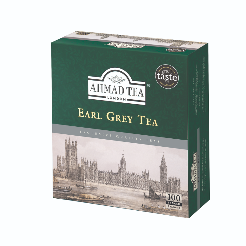 AHMAD TEA Earl Grey (100 tepåsar)