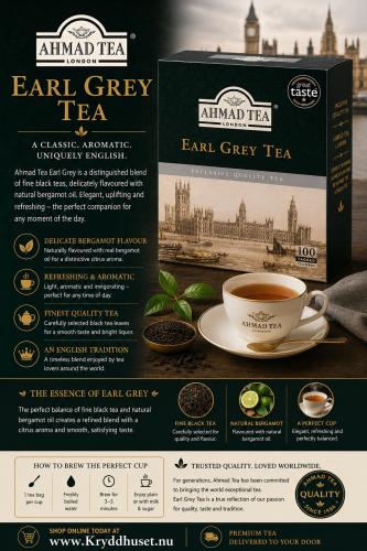Ahmad Tea Earl Grey 100-pack