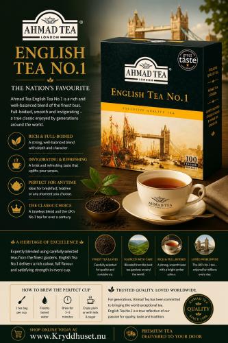 Ahmad Tea English Tea No.1 100-pack