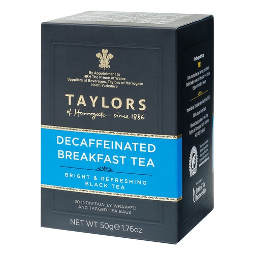 Taylors of Harrogate Decaffinated CO2 Breakfast 20 Teabags