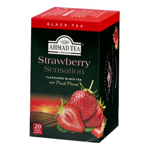 Jordgubb Sesation Te / Strawberry Sensation 20 Tepåsar