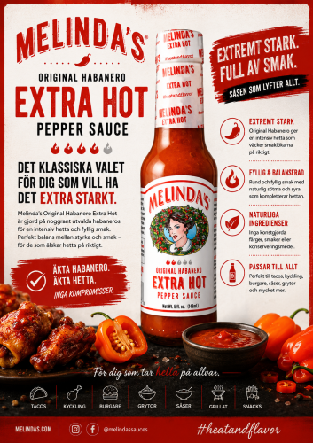 Melinda's Extra Hot Habanero Sauce (148ml)
